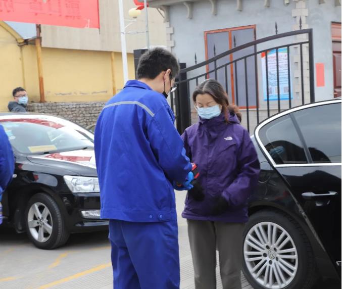 省派淄博市山東女子學院工作組一行到我公司調研考察省重大項目開工復工情況
