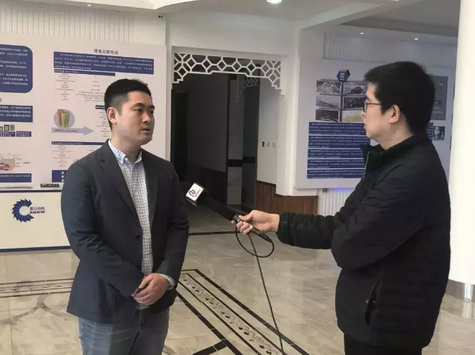 校城融合助力企業(yè)發(fā)展——重山光電李哲董事長接受市電視臺采訪