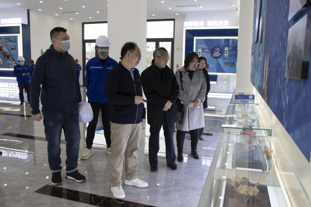 上海前沿新能源電源技術研究院湯衛平院長一行蒞臨我公司參觀考察