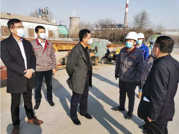集團公司領導召開我公司省重大項目的現場協調會議